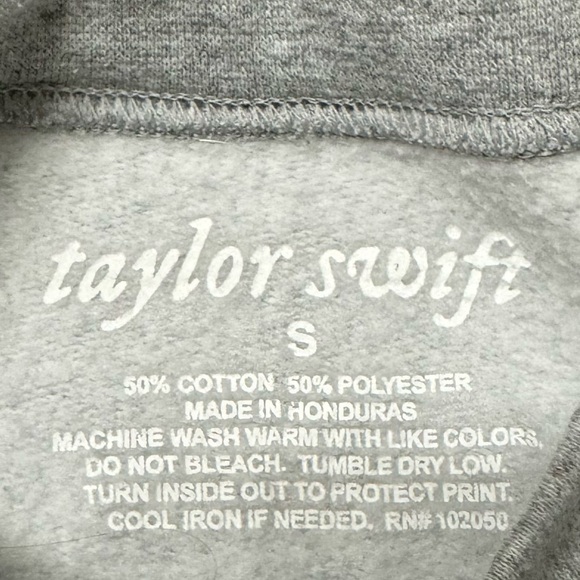 Taylor Swift Merch Heather Grey Crewneck AUTHENTIC - Picture 6 of 7